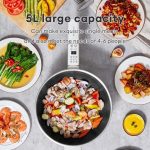 Modong 5L Stainless Steel Electric Wok - Image 3