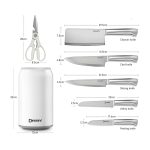Dessini Stainless Steel Kitchen Knife Set - Image 2