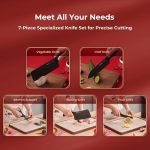 OOU Crane Black Knife Set - Image 4