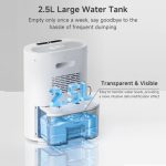 Simplus 2.5L Visible Water Tank Dehumidifier - Image 5