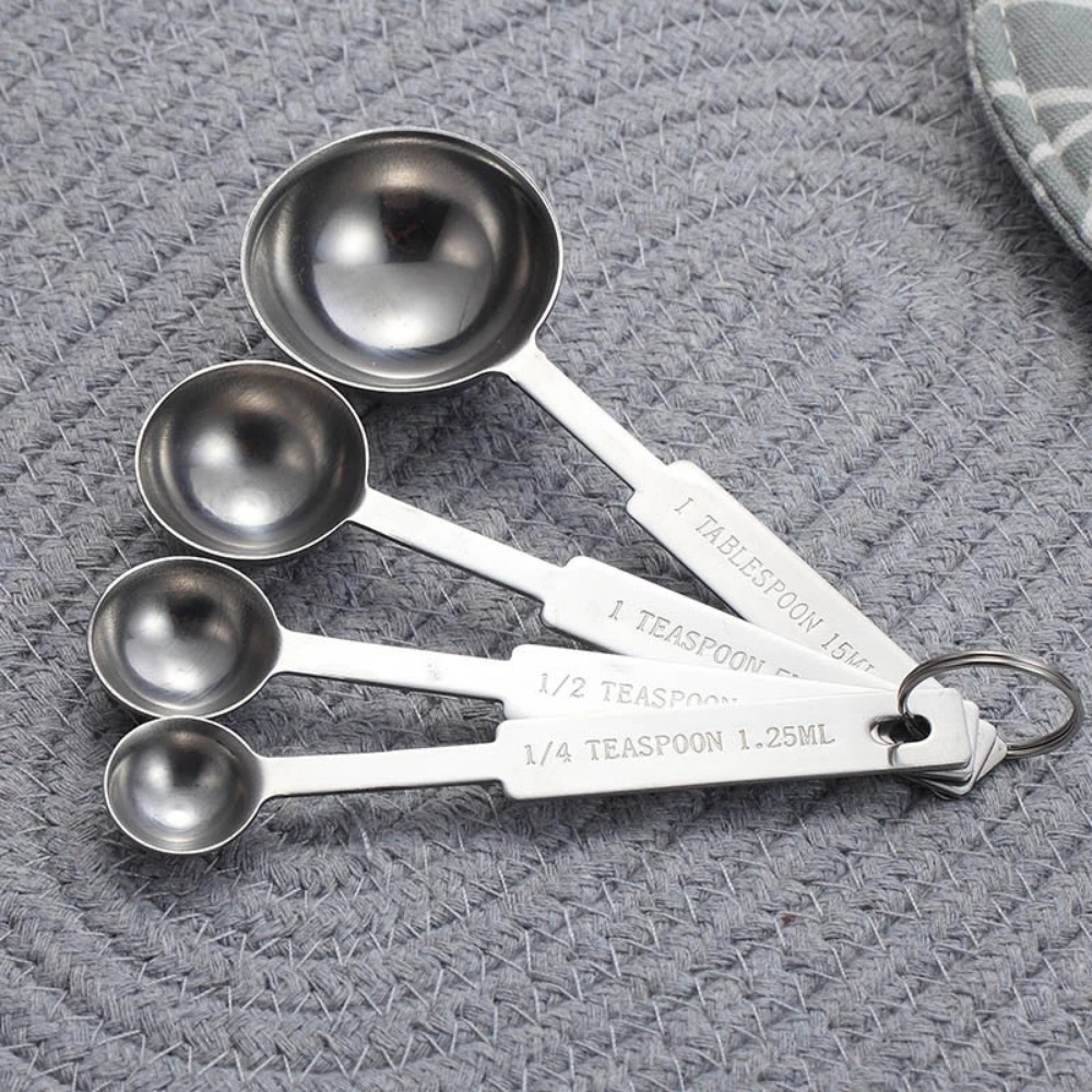 KCNV (208) Stainless Steel Measuring Spoon Set - Image 1