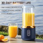 Pink 1400mAh Portable Juicer Blender - Image 4