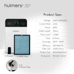 Hulmers HEPA Air Purifier With Remote - Image 5