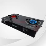 Hulmers Double Burner Glass Gas Stove